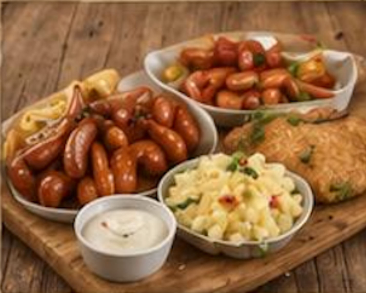 Kleines Rustikales Buffet